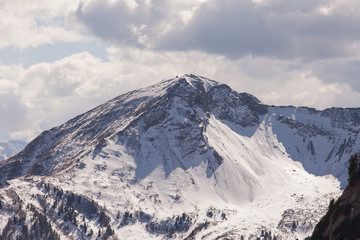 Fototapeta na wymiar Top of Col di Lana, historical first world war place in Dolomites