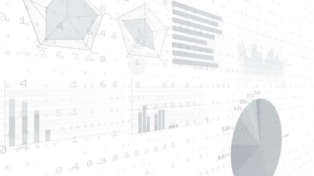 Business data graph digital world space number text.