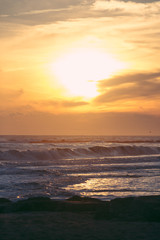 Fototapeta premium East Hampton beach at sunset