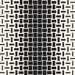 Vector Seamless Geometric Pattern. Halftone gradient color transition. Woven Lines Simple Lattice