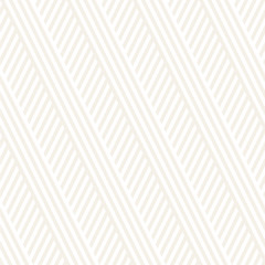 Obraz premium Interlacing Parallel Stripes. Vector Seamless Subtle Monochrome Pattern.
