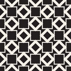 Seamless pattern. Repeated stylized lattice. Symmetric geometric abstract wallpaper. Trellis ethnic motif. Vector illustration