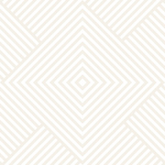 Stylish Lines Lattice. Ethnic Monochrome Texture. Abstract Geometric Background Design. Vector Seamless Subtle Pattern.