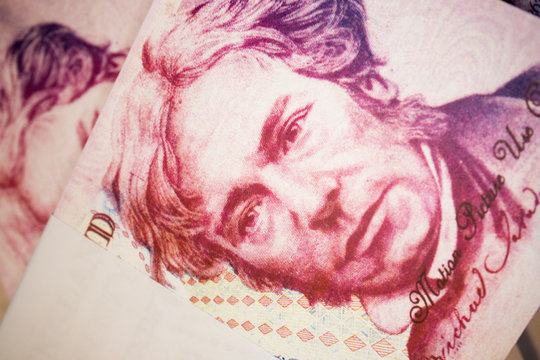 British Banknotes&lrm; 20 Pound Sterling Michael Faraday