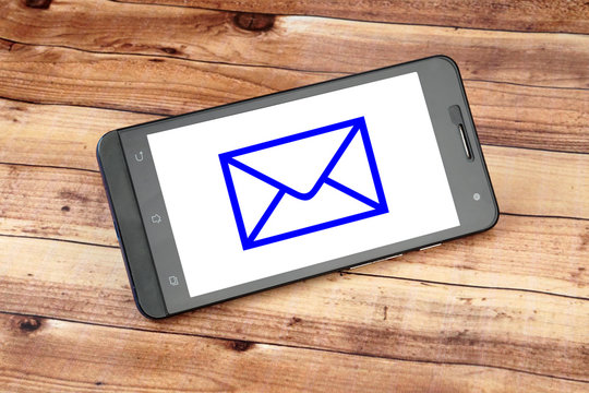 Blank White Screen On Mobile Phone Screen Concept. 