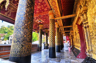 Buddhist  temple Wat Souvannapoumaran in Luang Prabang in Laos.   © robnaw