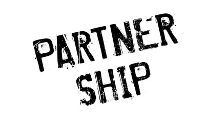 Partner Ship rubber stamp. Grunge design with dust scratches. Effects can be easily removed for a clean, crisp look. Color is easily changed.