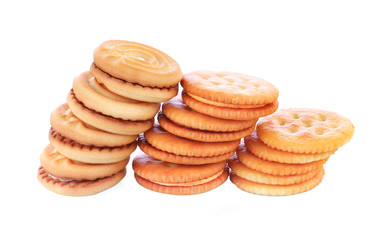  cookies isolated on white background