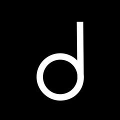 letter d logo vector