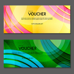 Gift voucher. Vector, illustration.