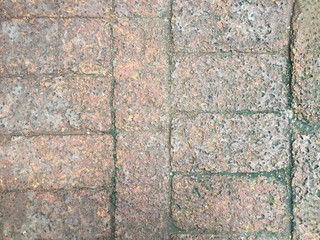 Brick block floor background texture