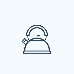 Kettle vector flat icon. Vector sign symbol.