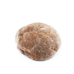 Fototapeta na wymiar Cookie dough ball isolated