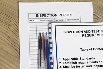Inspection requirement