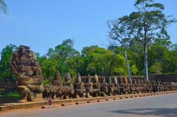 Angkor Thom City in Siem Reap, Cambodia