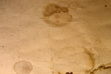 Rough paper texture, crumpled old paper sheet