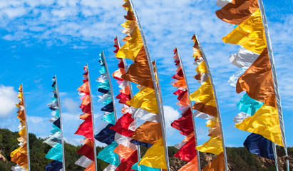 colorful flags