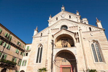Fototapeta na wymiar Cathedral, Verona, Italy