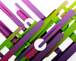 Cut 3d paper color straight lines abstract background