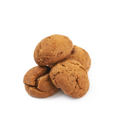 Ginger cookie isolated