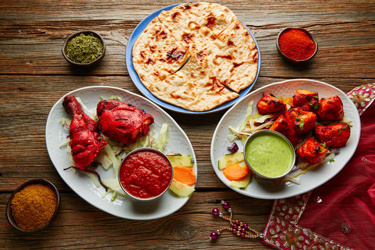 Chicken Tandoori and Chicken Tikka