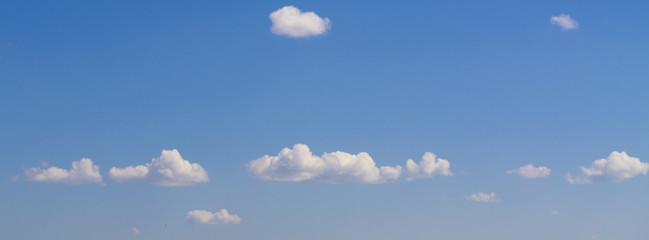 Clouds in the sky template