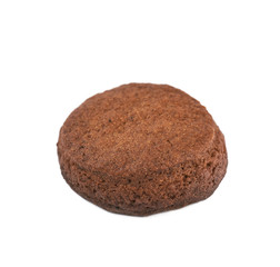 Fresh baked ginger cookie isolated