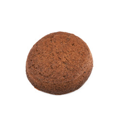 Fresh baked ginger cookie isolated