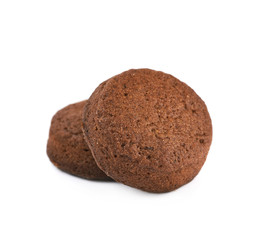 Fresh baked ginger cookie isolated