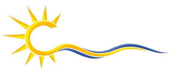 Obraz premium Sun and sea. 