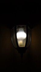 LED light in the dark