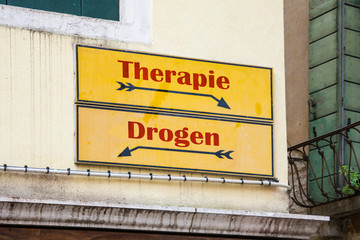Obraz premium Schild 227 - Therapie