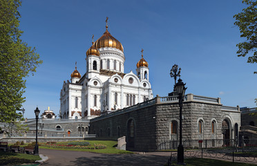 Fototapeta na wymiar Храм Христа Спасителя. Москва