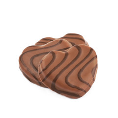 Heart shaped cookie isolated