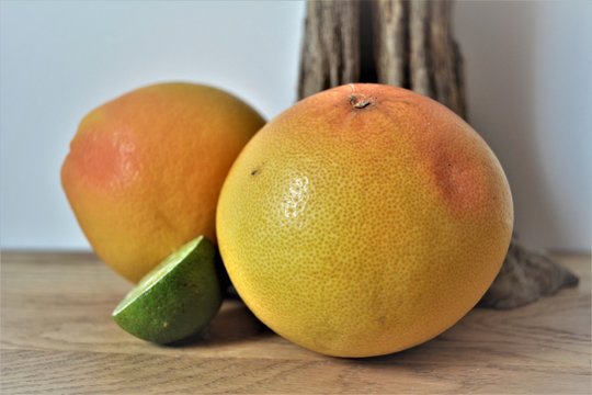 pamplemouse et citron vert