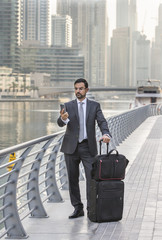 businessman in Dubai Marina