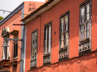 Naklejka premium Hausfassade San Cristobal de la Laguna, Teneriffa