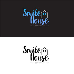 Abstract House Logo Design Template and House Icon