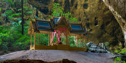 Royal Pavilion in Phraya Nakhon Cave. Khao Sam Roi Yot National Park, Prachuap Khiri Khan, Thailand