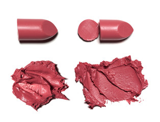 smear paint of cosmetic and beauty products