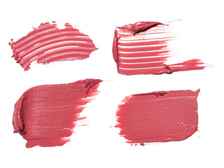 smear paint of cosmetic and beauty products