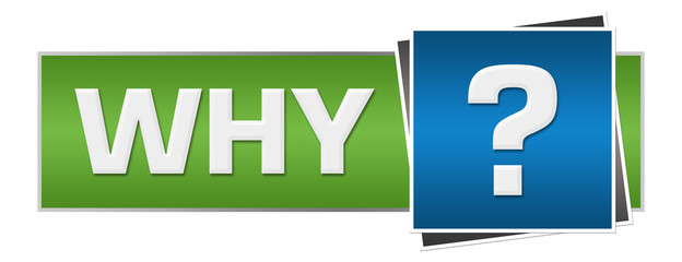 Why Green Blue Horizontal 