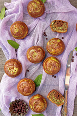 Маффины с мятой и шоколадом