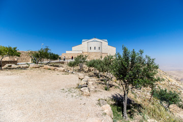 Fototapeta premium The Memorial of Moses at Mount Nebo, Jordan