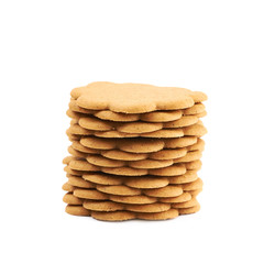 Pile of multiple gingerbread cookies