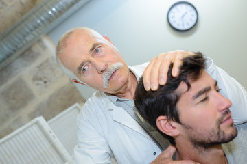 Fototapeta premium an appointment with the chiropractorr