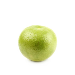 Single sweet grapefruit isolated