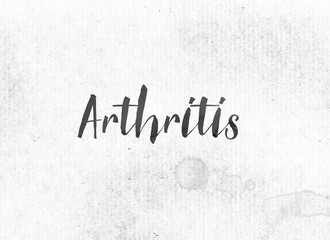 Arthritis Concept Painted Ink Word and Theme