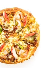 Seafood pizza