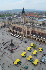 Sukiennice przy Rynku głównym w Krakowie/Cloth hall at Main Square in Cracow, Lesser Poland,...